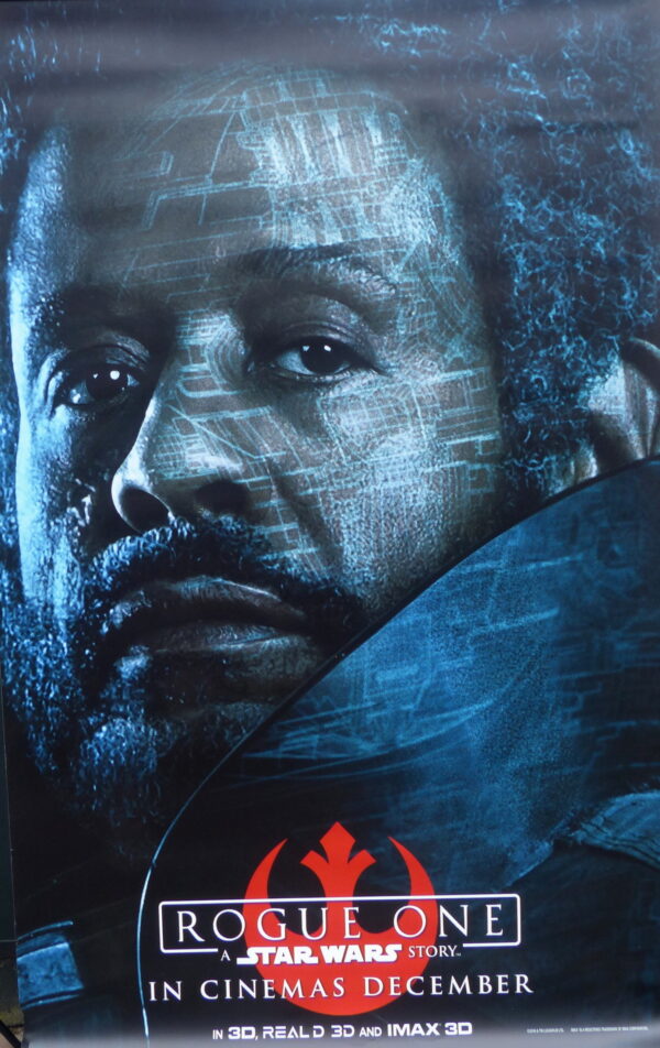Bioscoop-banner-Rogue-One-movie-Saw-Gerrera-scaled-1.jpg Originele Star Wars Rogue One Bioscoop Banners (Set van 5) – Film Merchandise
