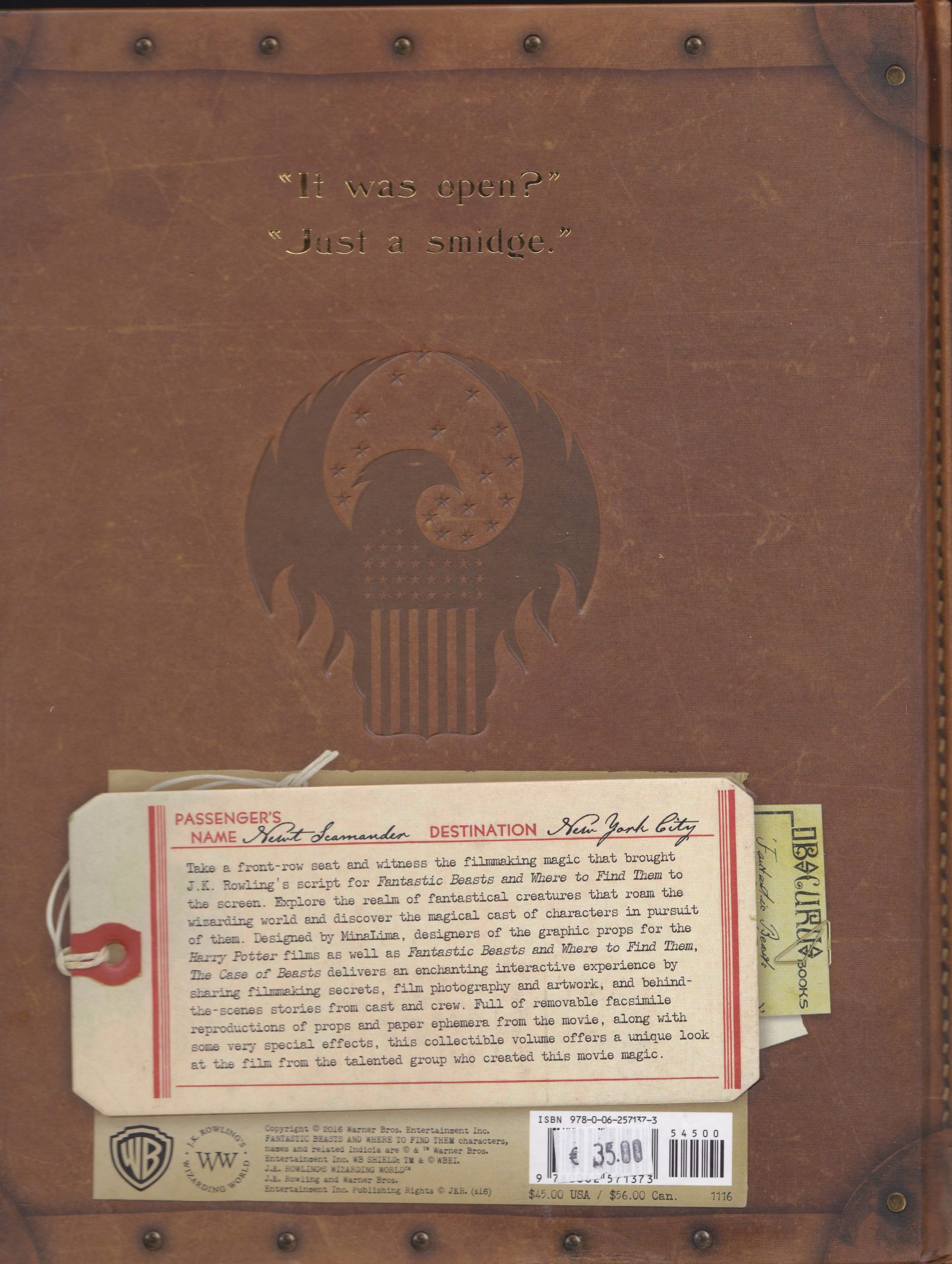 Fantastic Beasts - The Case of Beasts - Boek