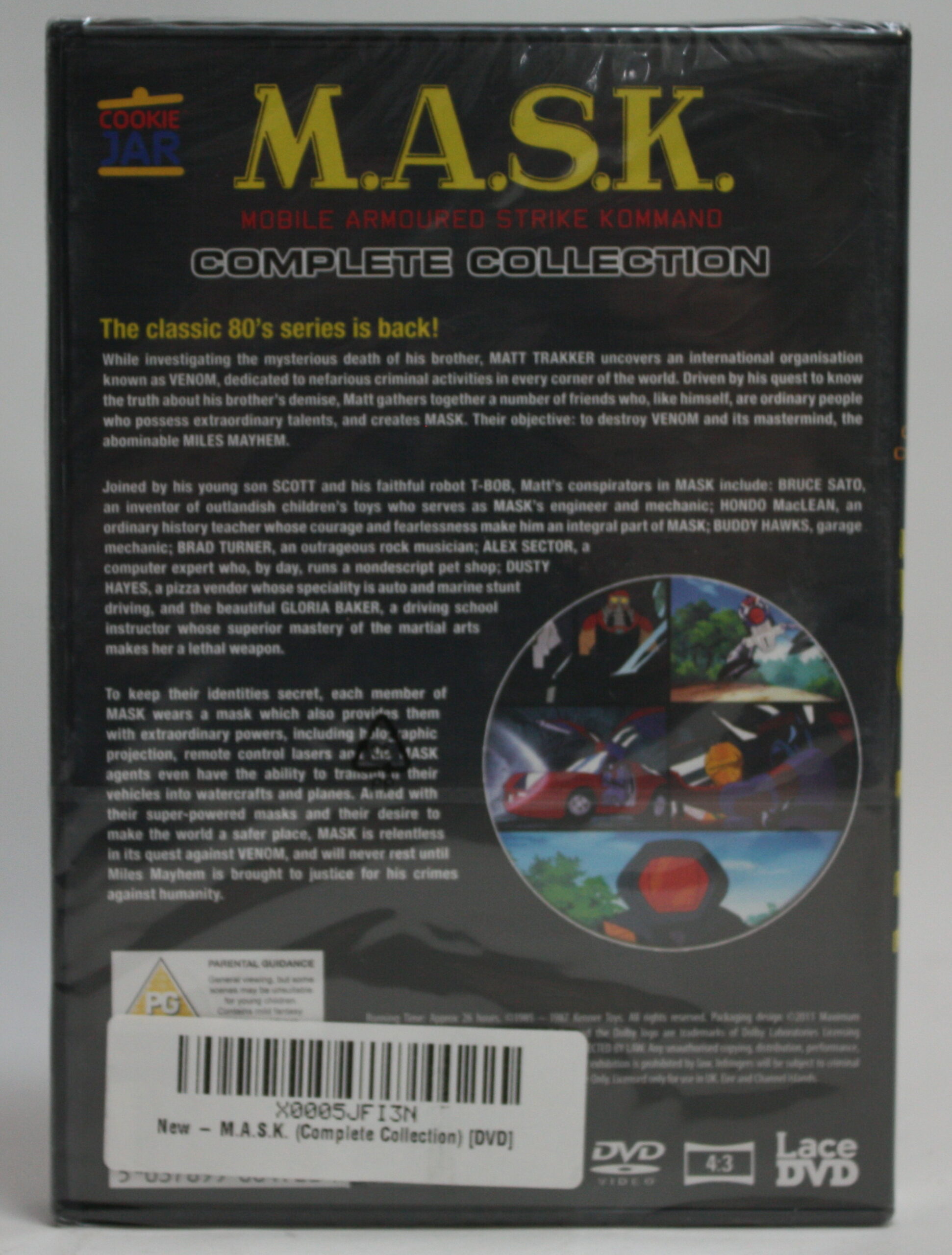 DVD - M.A.S.K. - Engelstalig zonder ondertiteling