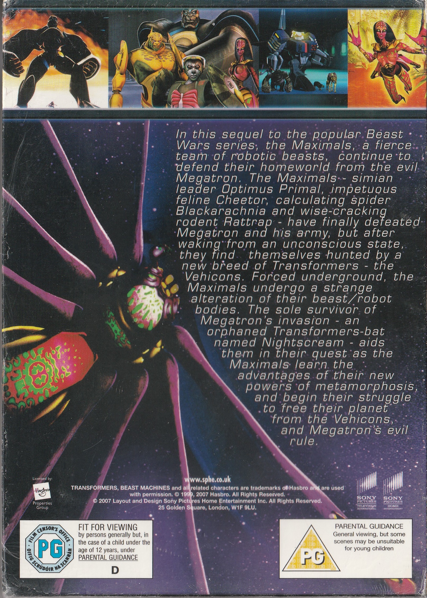 DVD - Transformers - Beast Machines - Complete Season One