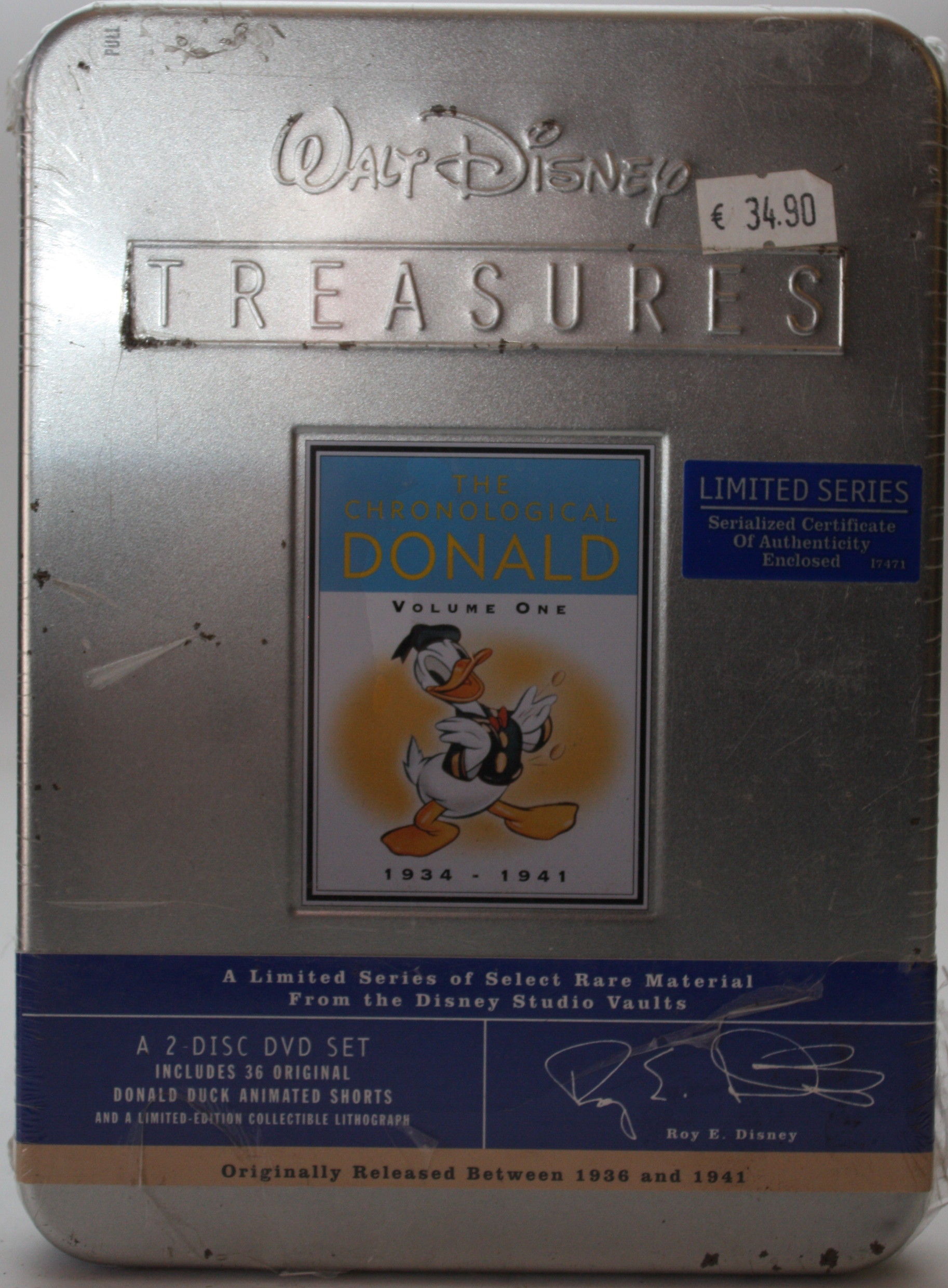 Disney - Donald Duck Vol. 1 - Walt Disney Treasure Collection - DVD regio 1 (USA)