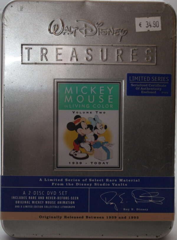 Disney - Mickey Mouse in Living Color Vol. 2 - Walt Disney Treasure Collection - DVD regio 1 (USA)