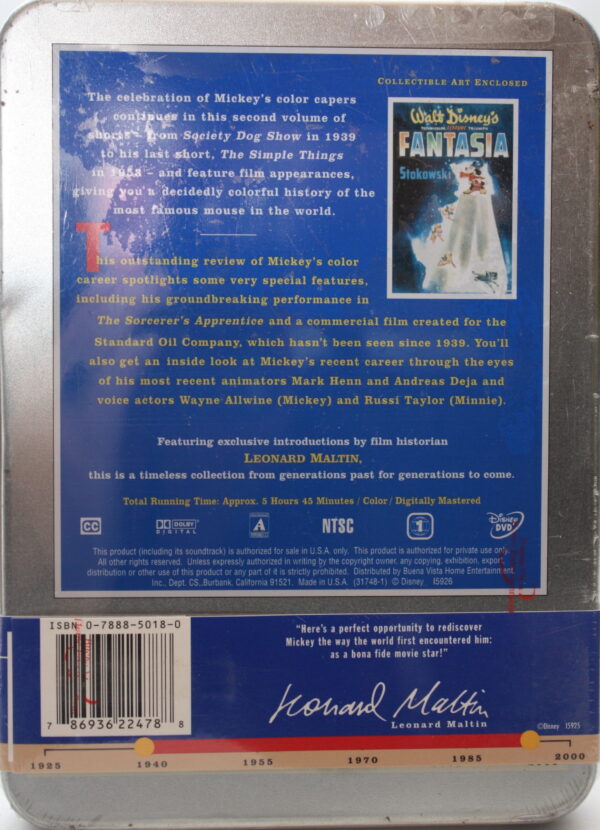 Disney - Mickey Mouse in Living Color Vol. 2 - Walt Disney Treasure Collection - DVD regio 1 (USA)