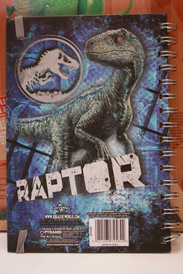 Jurrasic Parc - Blue - 3D Notebook