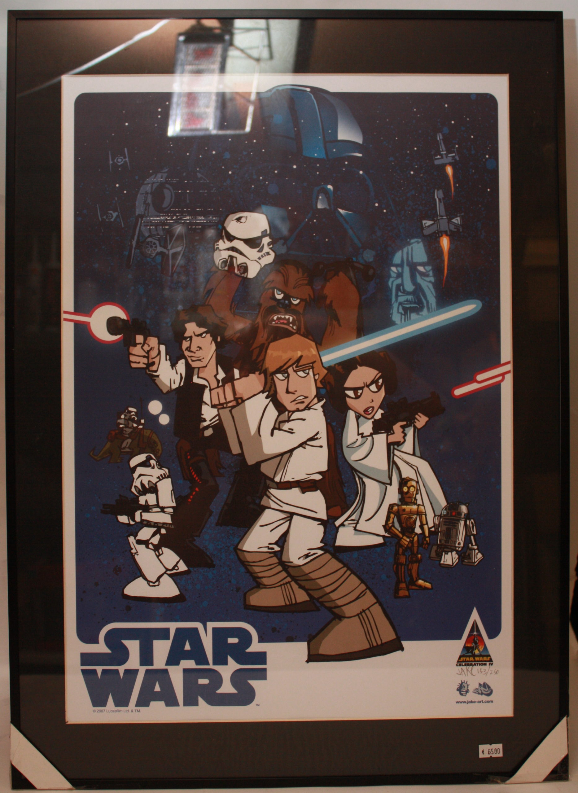 Star Wars - JAKe Art - Celebration IV - Exclusive print