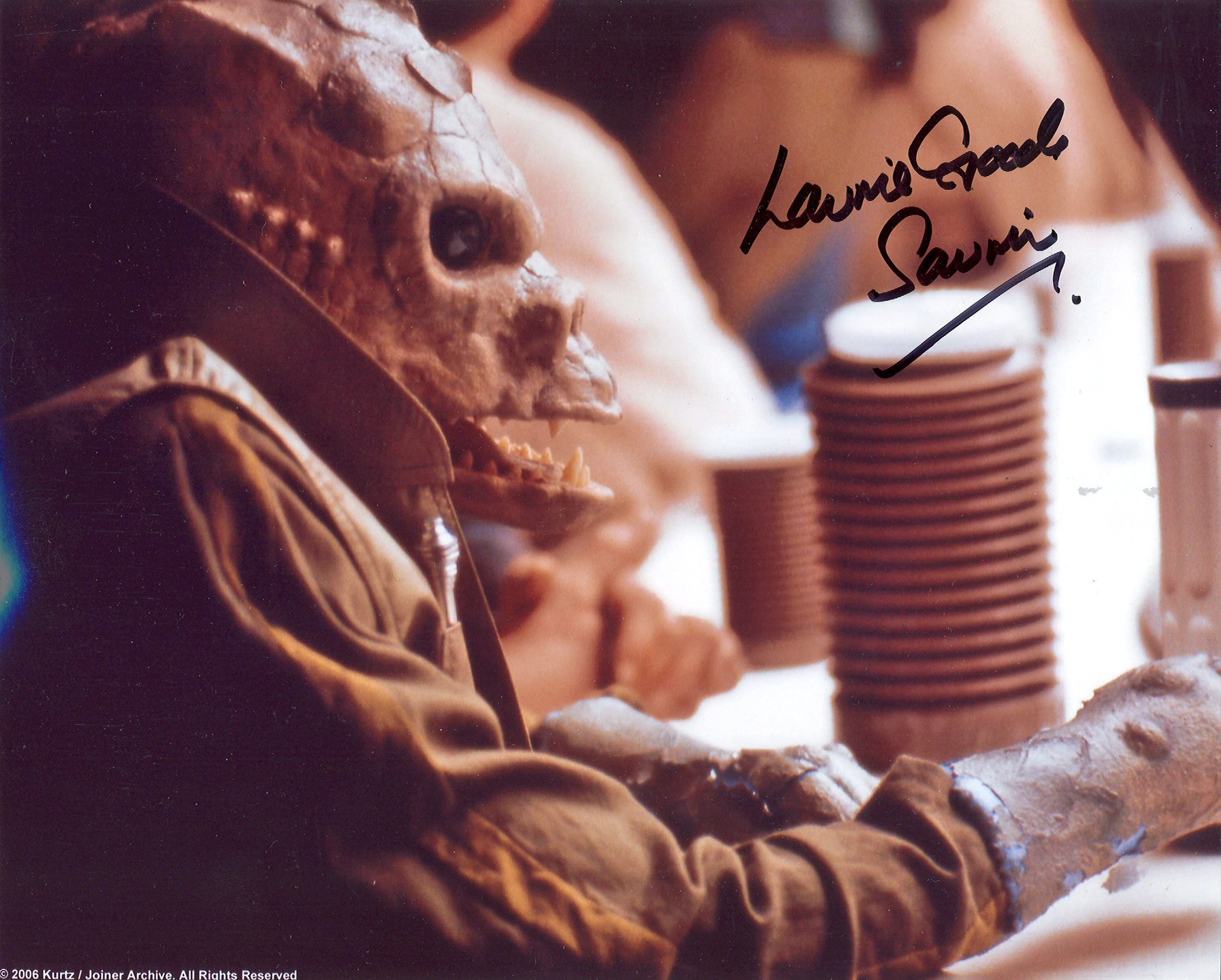 Laurie Goode - Saurin - Star Wars - A New Hope - Signed picture