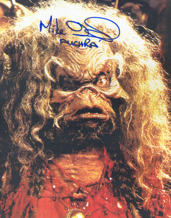 Mike Edmonds - Aughra - The Dark Crystal - Gesigneerde foto