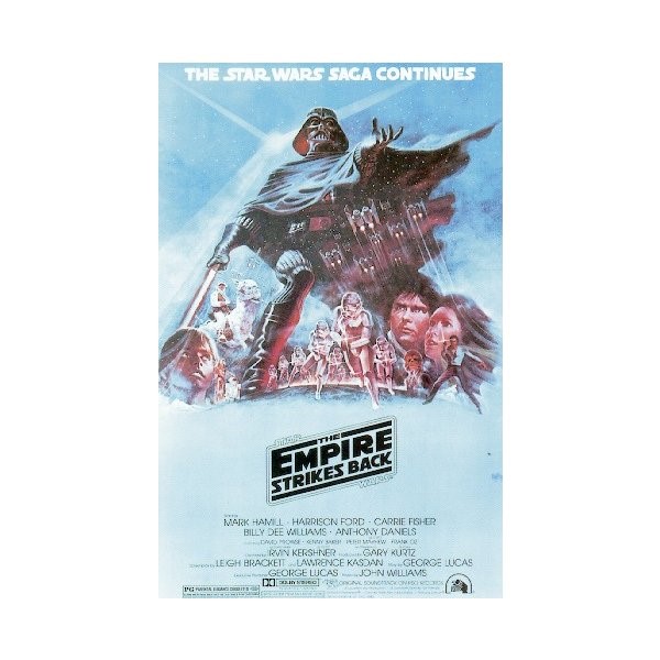 Star Wars - The Emire Strike Back Style B Theatrical One Sheet US 1980 - Poster