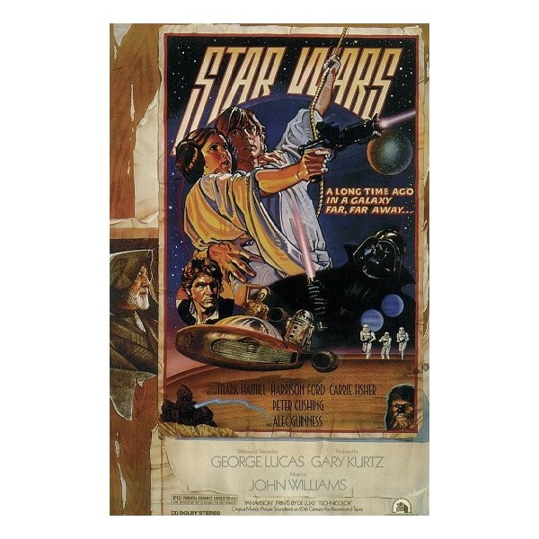 Star Wars - A New Hope Style D Theatrical One Sheet US 1978 - Poster