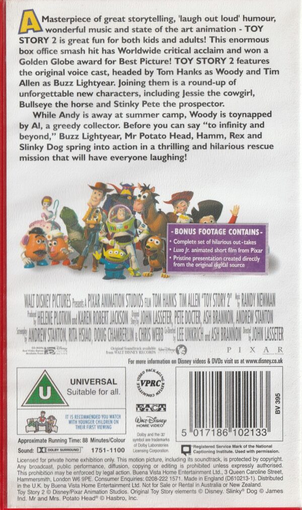 Disney - Toy Story 2 - VHS