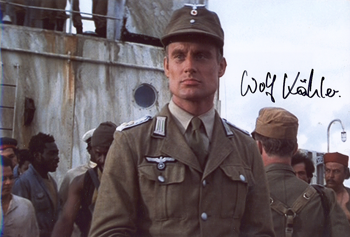 Wolf Kahler - Kolonel Herman Dietrich - Indiana Jones - Signed picture