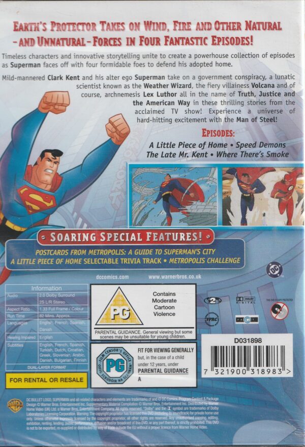 DVD Superman Piece of Home side B Superman - A Little Piece of Home