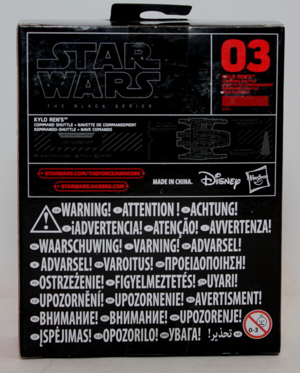 Star Wars - Titanium - Black series # 3 - Kylo Ren's Shuttle