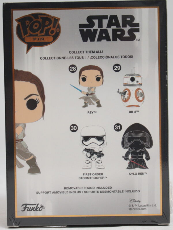 Funko POP! #28 - PIN - Star Wars - Rey