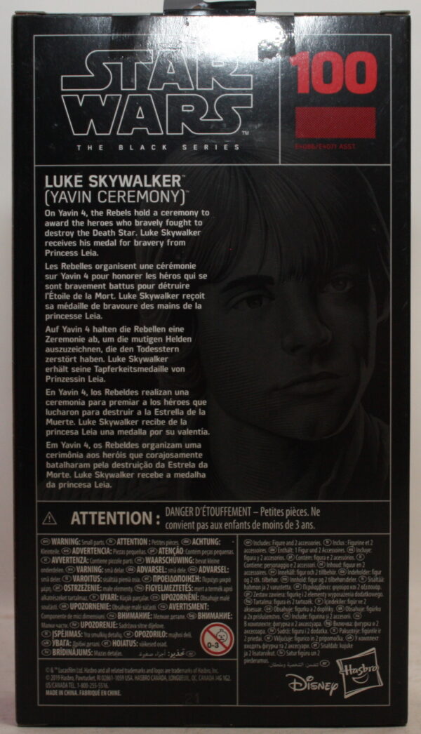 Star Wars - The Black series # 100 Luke Skywalker (Yavin Ceremony)