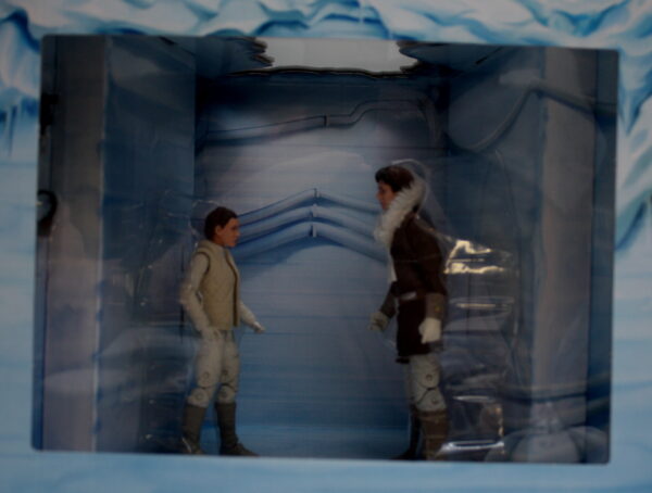 The Black series Han Solo Princess Leia Organa.